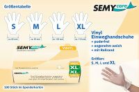 Vinyl-Einweghandschuhe, Gr&ouml;&szlig;e XL, puderfrei, 10 x 100 St&uuml;ck