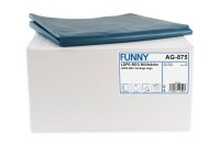 LDPE-Regenerat M&uuml;lls&auml;cke, blau, Typ 80, lose, 240 l, 650 + 550 x 1350 mm