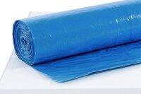 LDPE-Regenerat M&uuml;lls&auml;cke, blau, Typ 60, 120 l, 700 x 1100 mm