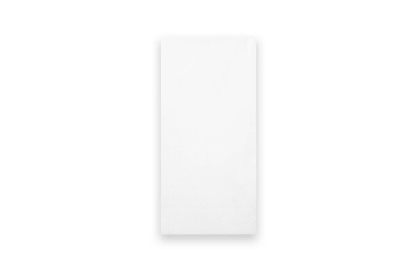 Servietten, 33 x 33 cm, wei&szlig;, Zellstoff,  3-lagig, 1/8-Buchfalz, 8 x 200 St&uuml;ck