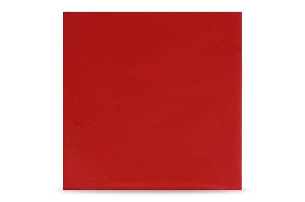 Servietten, 40 x 40 cm, rot, 3-lagig, 1/4-Falz, 4 x 250 St&uuml;ck