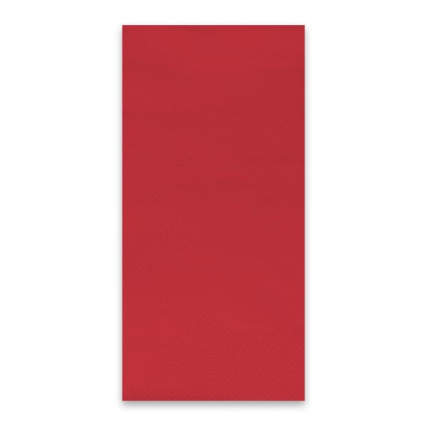 Servietten, 40 x 40 cm, rot, 3-lagig, 1/8-Buchfalz, 8 x 200 St&uuml;ck