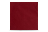 Servietten, 40 x 40 cm, bordeaux, 3-lagig, 1/4-Falz, 4 x...