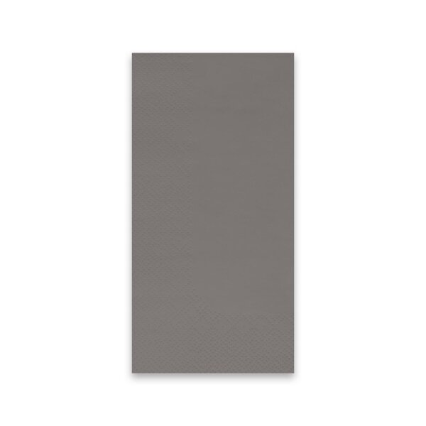 Servietten, 33 x 33 cm, grau, 3-lagig, 1/8-Buchfalz, 8 x 200 St&uuml;ck