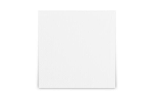 Servietten, 24 x 24 cm, wei&szlig;, Zellstoff, 2-lagig, 1/4-Falz, 12 x 300 St&uuml;ck
