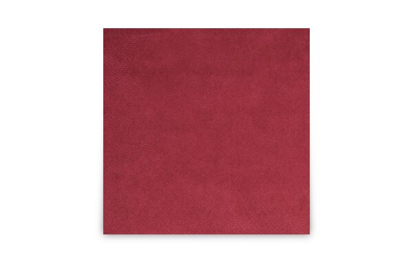 Servietten, 24 x 24 cm, bordeaux, 2-lagig, 1/4-Falz, 12 x 300 St&uuml;ck
