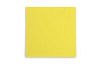 Servietten, 24 x 24 cm, gelb, 2-lagig, 1/4-Falz, 12 x 300...