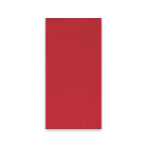 Servietten, 33 x 33 cm, rot, 3-lagig, 1/8-Buchfalz, 8 x 200 St&uuml;ck