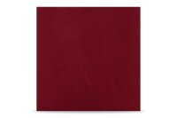 Servietten, 33 x 33 cm, bordeaux, 3-lagig, 1/4-Falz, 4 x...
