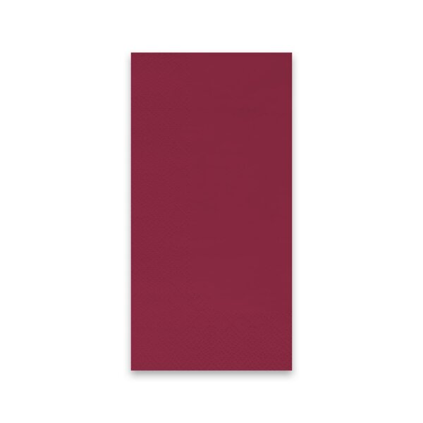 Servietten, 33 x 33 cm, bordeaux, 3-lagig, 1/8-Buchfalz, 8 x 200 St&uuml;ck