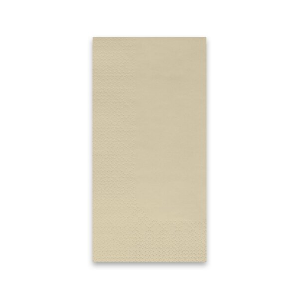 Servietten, 33 x 33 cm, creme, 3-lagig, 1/8-Buchfalz, 8 x 200 St&uuml;ck