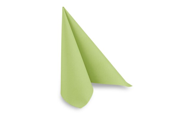 Airlaid-Servietten, 40 x 40 cm, kiwi, 1/4-Falz, 16 x 50 St&uuml;ck