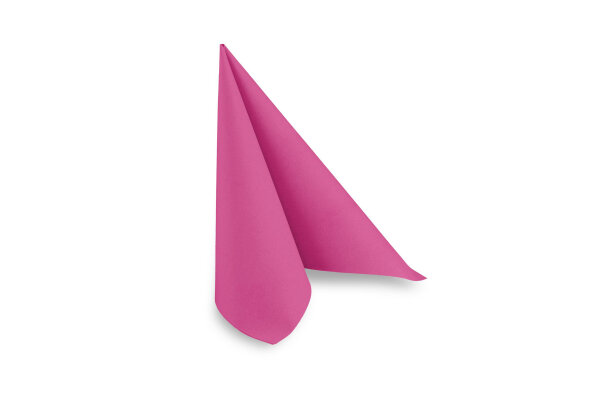 Airlaid-Servietten, 40 x 40 cm, fuchsia, 1/4-Falz, 16 x 50 St&uuml;ck