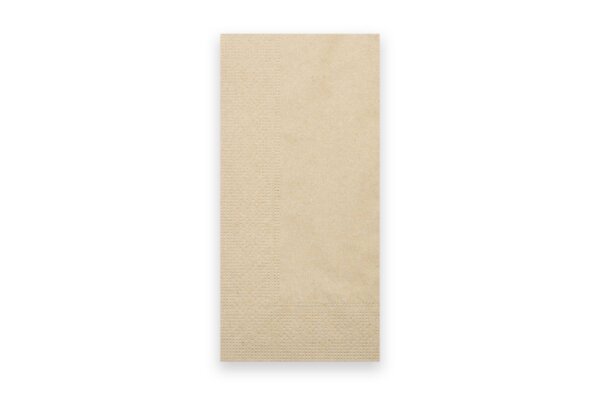 Servietten, 40 x 40 cm, recycling braun, 2-lagig, 1/8-Buchfalz, 4 x 250 St&uuml;ck