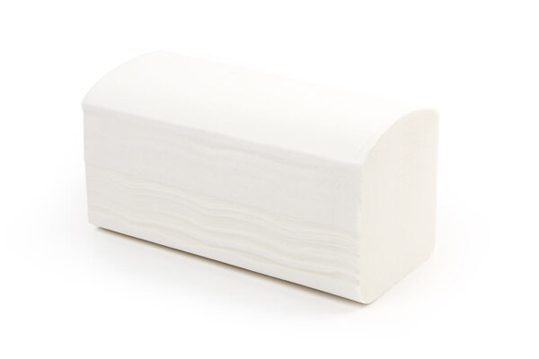 Papierhandtuch, W-Falz (Multifold), 2-lagig, wei&szlig;, Zellstoff, 21 x 31,5 cm, 3200 Blatt