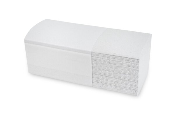 Papierhandtuch, V-Falz, 2-lagig, recycling wei&szlig;, 24 x 20,5 cm, 3200 Blatt