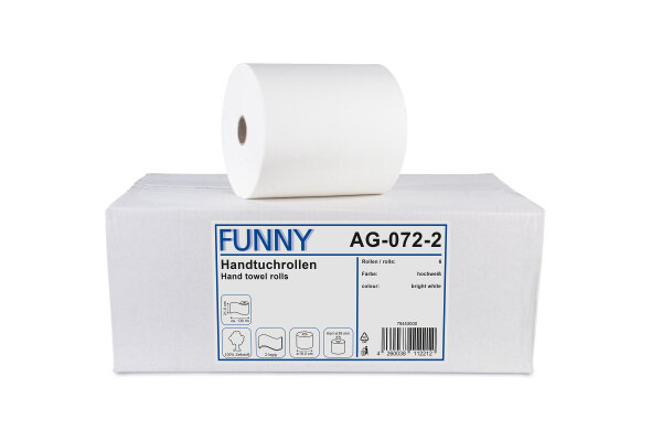 Handtuchrolle Autocut 21 cm, 2-lagig, Zellstoff, &Oslash; 19 cm, 6 Rollen