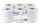Jumbo-Toilettenpapier, 2-lagig, wei&szlig;, Zellstoff , &Oslash; 19 cm, 12 Rollen