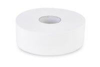 Jumbo-Toilettenpapier, 2-lagig, wei&szlig;, Zellstoff, &Oslash; 28 cm, 6 Rollen