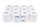 Jumbo-Toilettenpapier, 2-lagig, wei&szlig;, Zellstoff, &Oslash; 15,2 cm, 12 Rollen