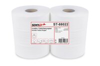 Jumbo-Toilettenpapier, 2-lagig, wei&szlig;, Zellstoff,...