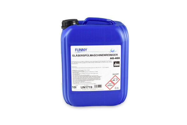 Gl&auml;serreiniger f&uuml;r Gewerbe-Sp&uuml;lmaschinen, 10 l / 12 kg