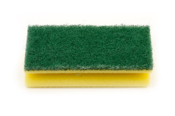 Griffschwamm, gelb-gr&uuml;n, 15 x 6,8 x 4,5 cm, f&uuml;r grobe Verschmutzungen, 10 St&uuml;ck