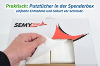 Putzt&uuml;cher Pulp in Spenderbox, 29 x 38 cm, wei&szlig;, 6 x 70 T&uuml;cher im Karton
