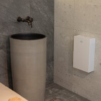 Hygienebeh&auml;lter Sensor, Edelstahl, wei&szlig;, 7,6 l
